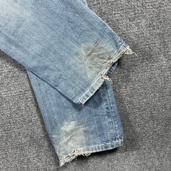 Vintage Y2K Miss Me JP5854B Boot Cut Jeans Size 26 Distressed Light Wash #1191 - Picture 7 of 12